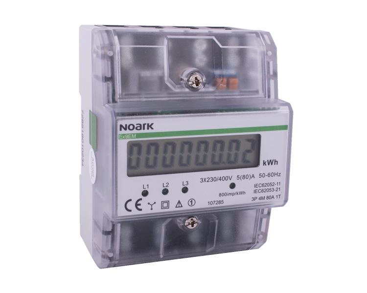 Contor energie 3P, 4M, 80A - directa, 1tarif, LCD